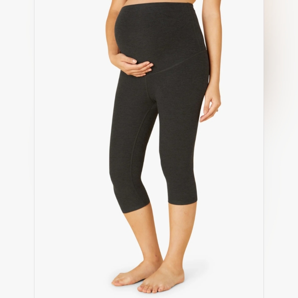 'Beyond the Bump' Cropped Maternity Leggings: Size S